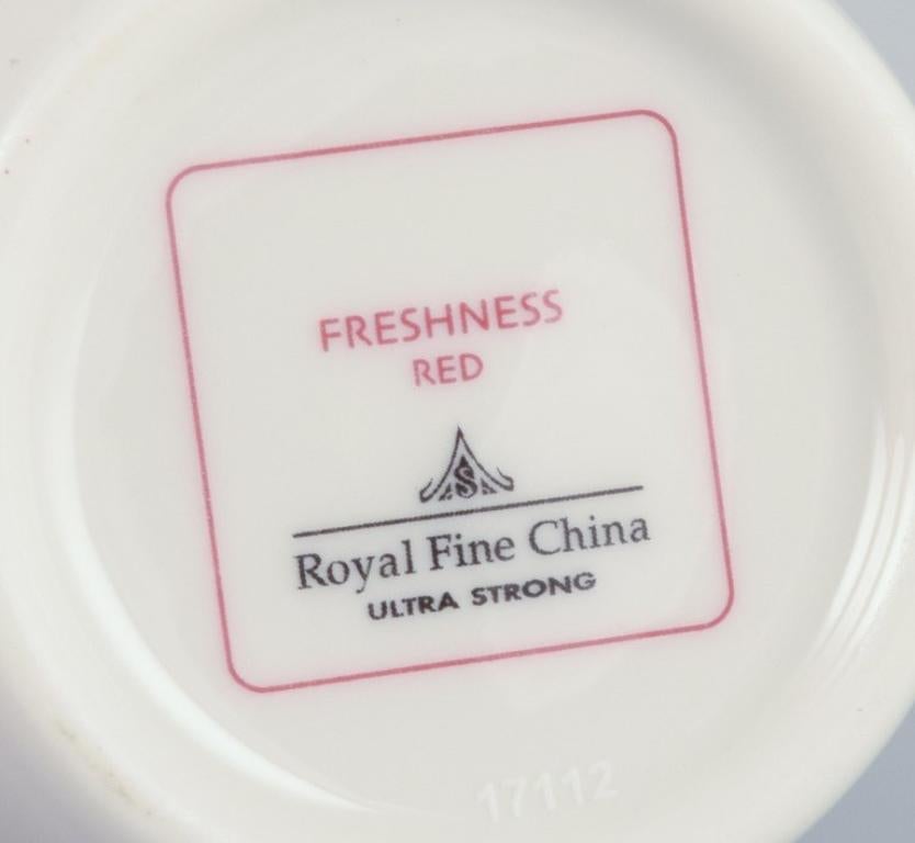 Royal Fine China, set of five pairs of 