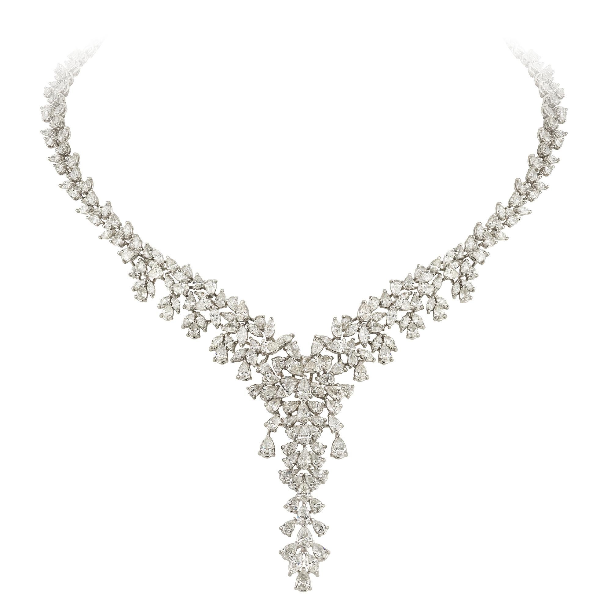 white gold wedding necklace