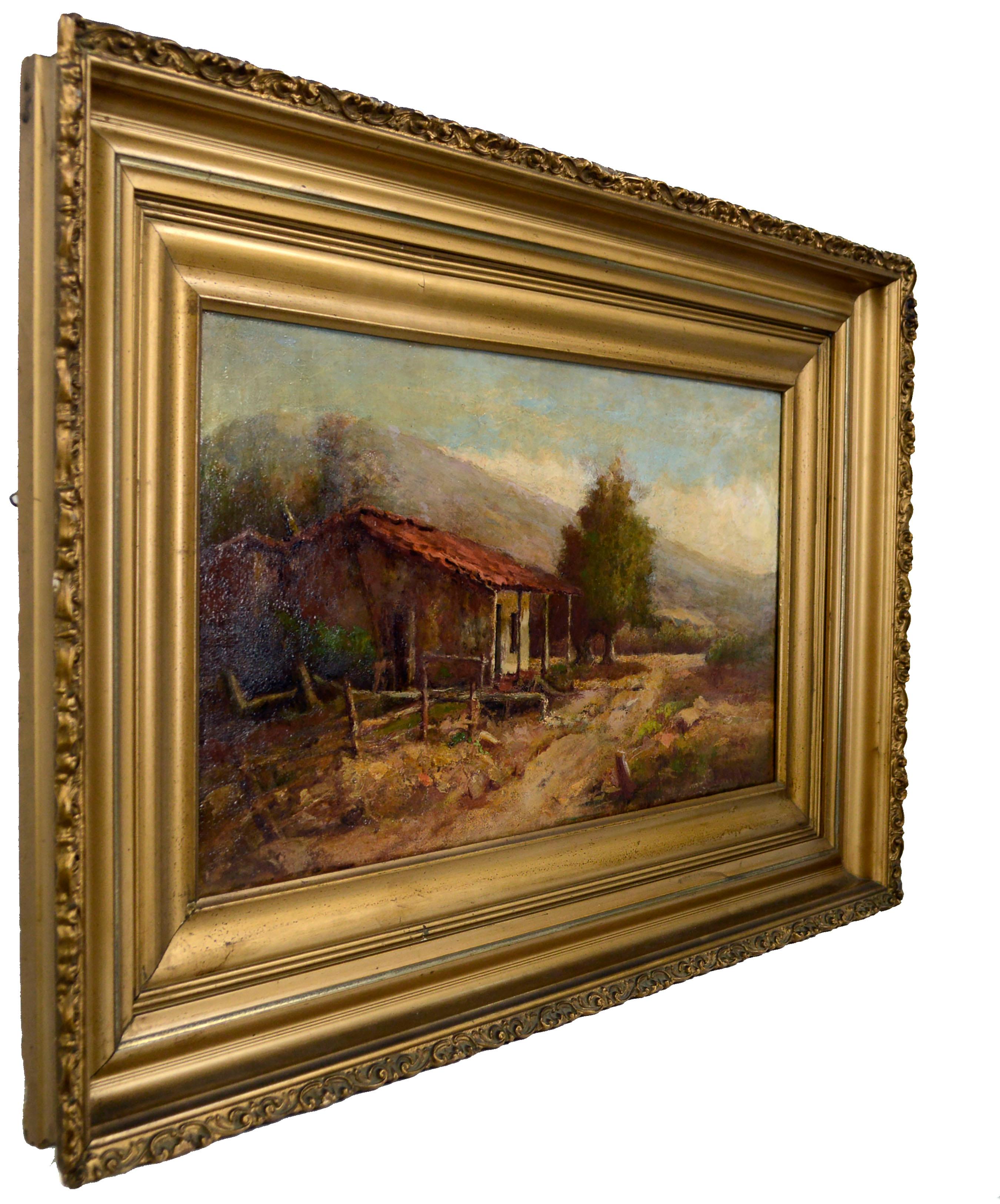 Vecchio Adobe, paesaggio delle colline californiane dei primi del Novecento di Royal Frank Rollins 8