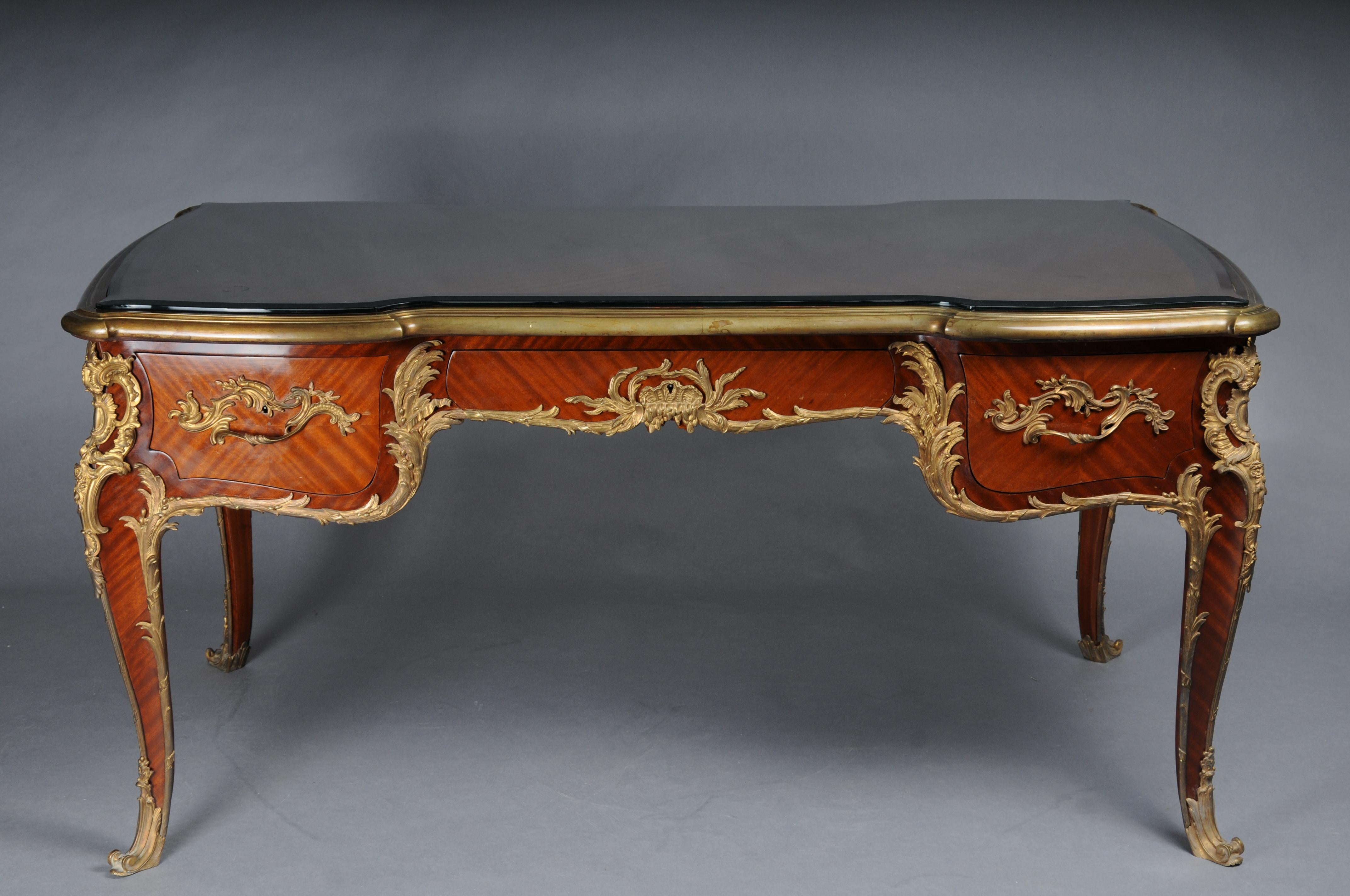 Bureau Plat reale francese in stile Luigi XV di Francois Link, Paris in vendita 3