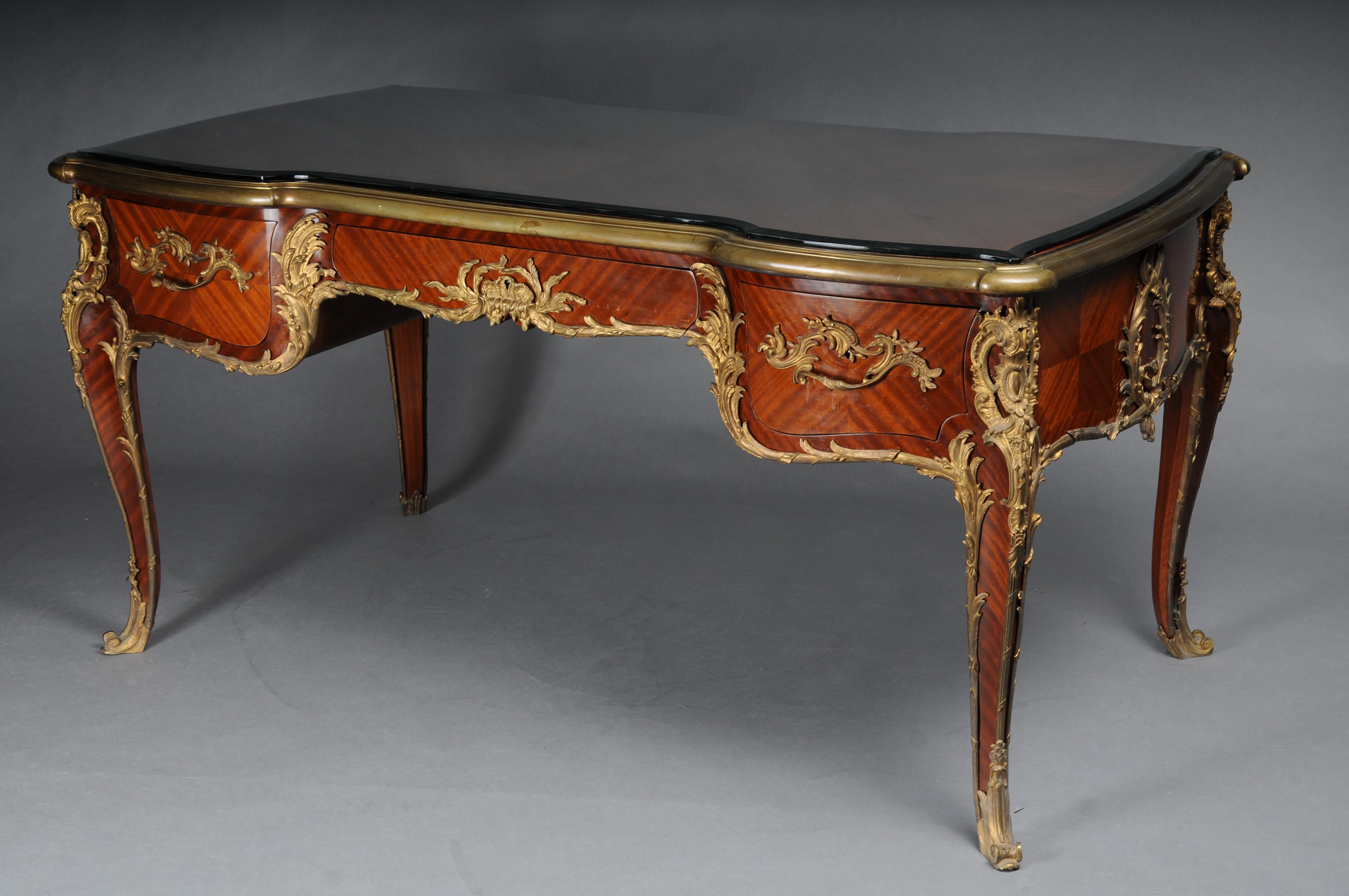 Bureau Plat reale francese in stile Luigi XV di Francois Link, Paris in vendita 4