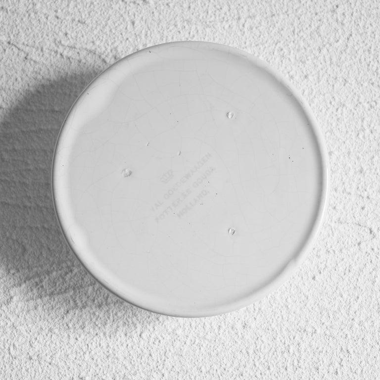 Pottery Royal Goedewaagen Dutch Minimalist Candle Holder For Sale