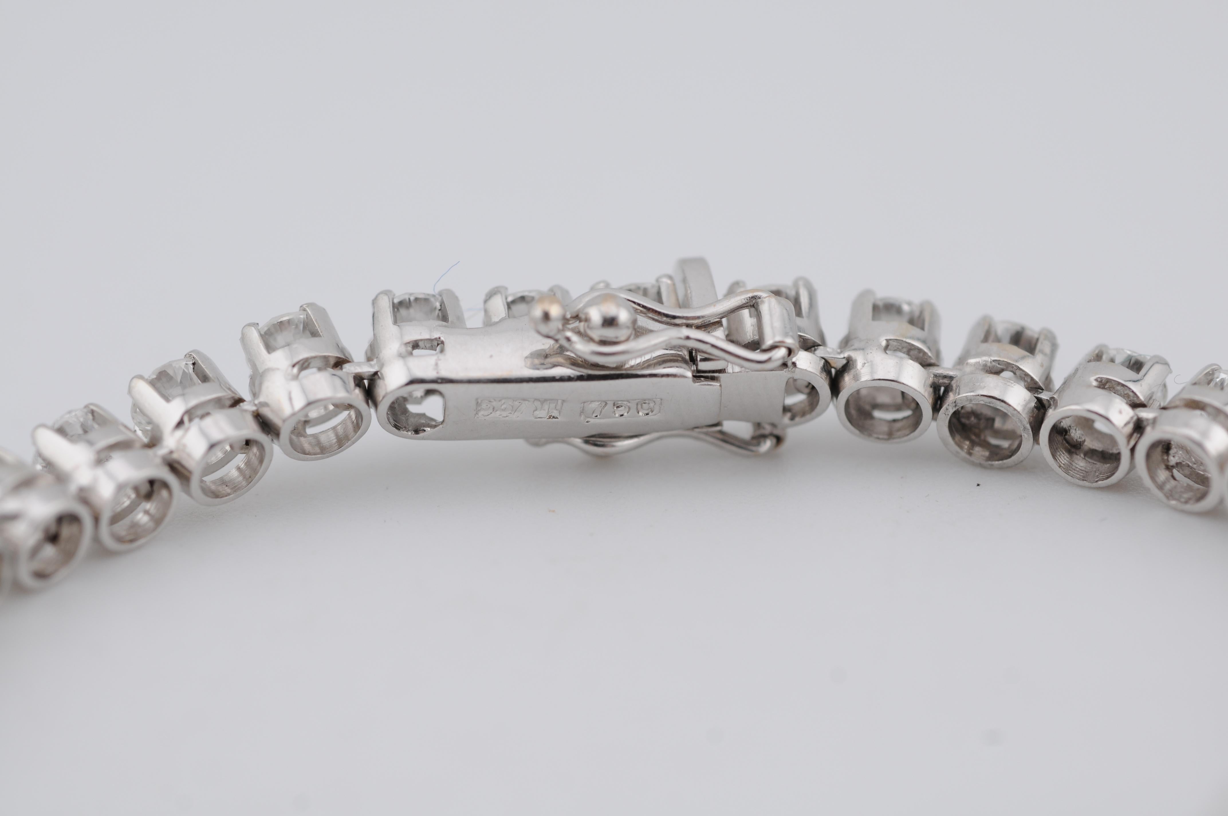 Conjunto de pulsera de oro real con zafiros naturales de Ceilán en venta 13