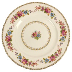 Royal Grafton 'Malvern' Assiette plate en porcelaine osseuse avec bordure dorée  Ensemble de 8 pièces
