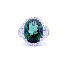 Royal Green Tourmaline Ring (#18249)