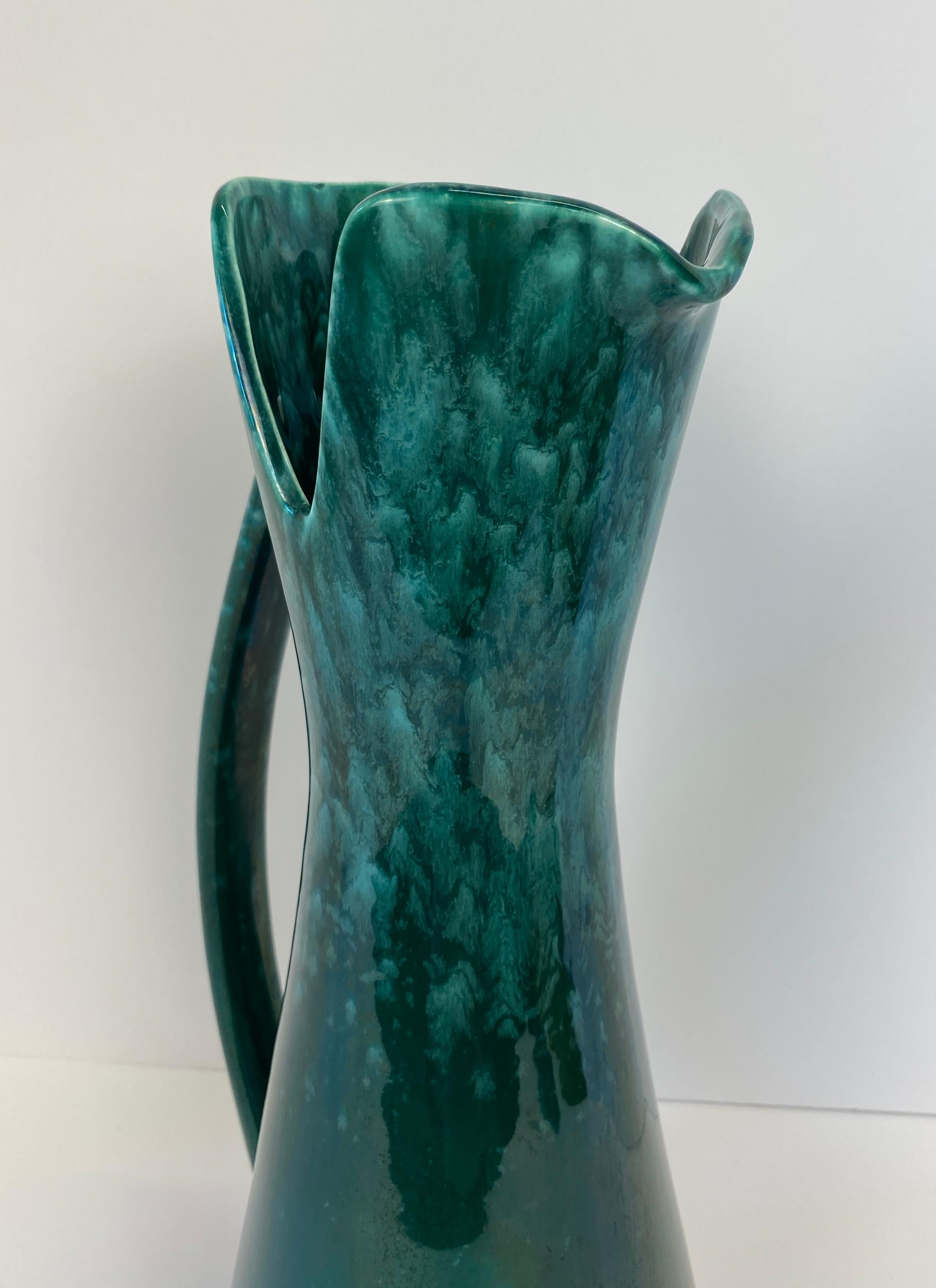 Vaso con manico in ceramica Royal Haeger in vendita 2