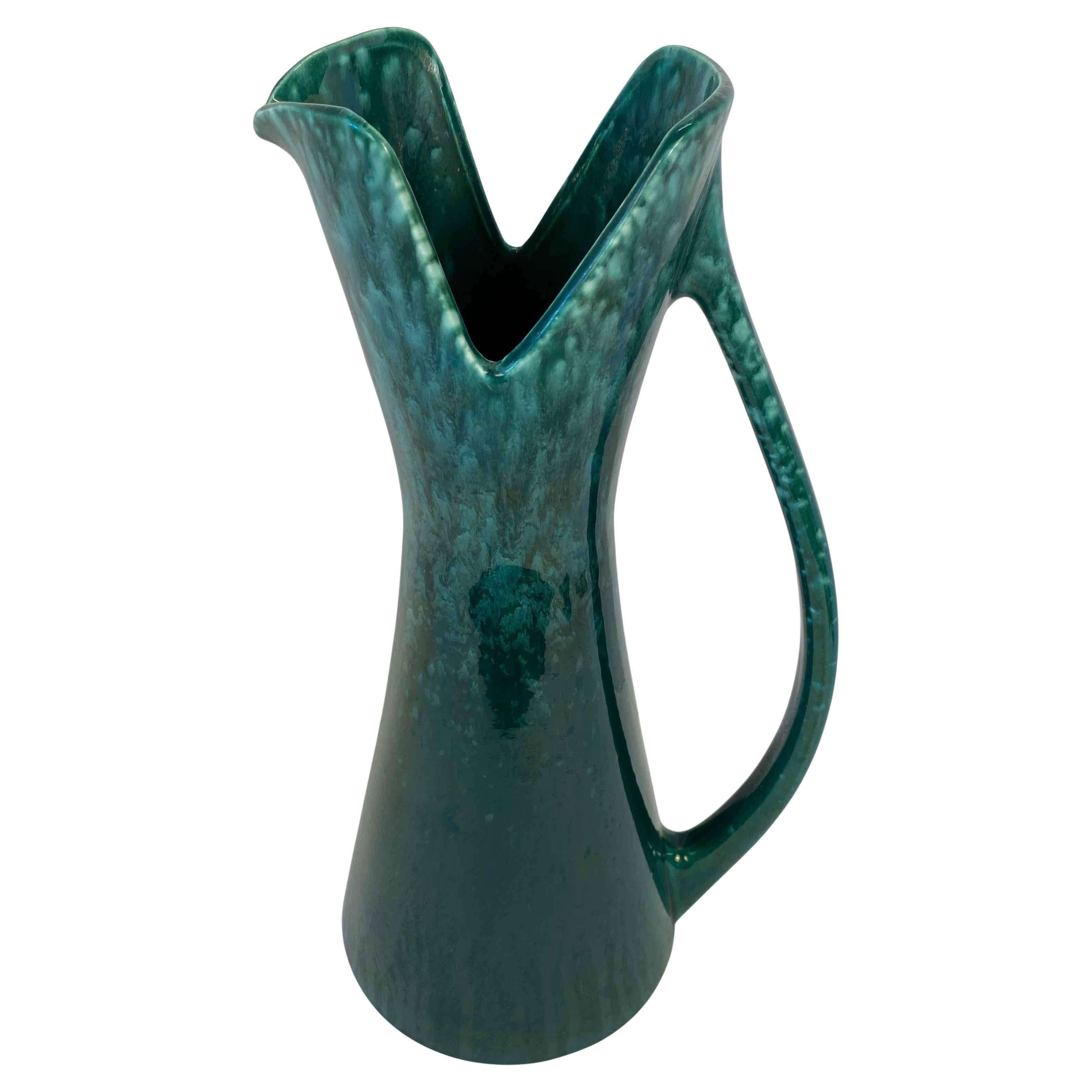 Vaso con manico in ceramica Royal Haeger in vendita