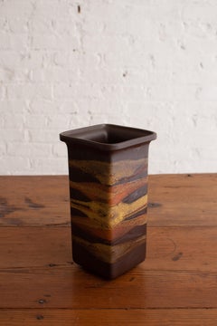 Royal Haeger “Earth Wrap” Geometric Form Vase