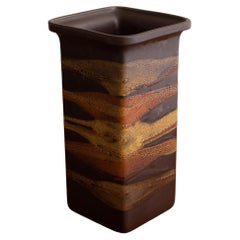 Royal Haeger “Earth Wrap” Geometric Form Vase