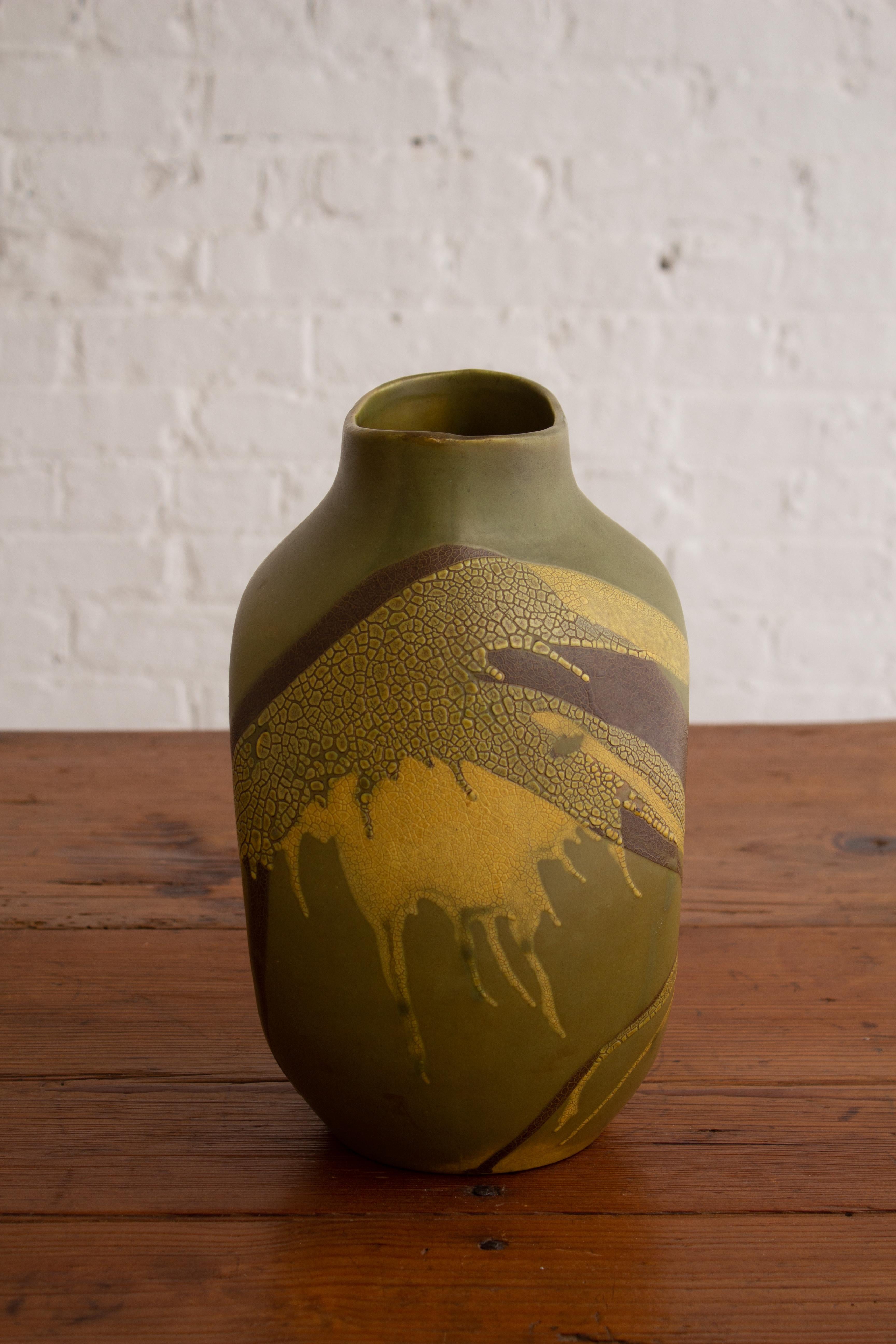 American Royal Haeger “Earth Wrap” Organic Free Form Vase For Sale