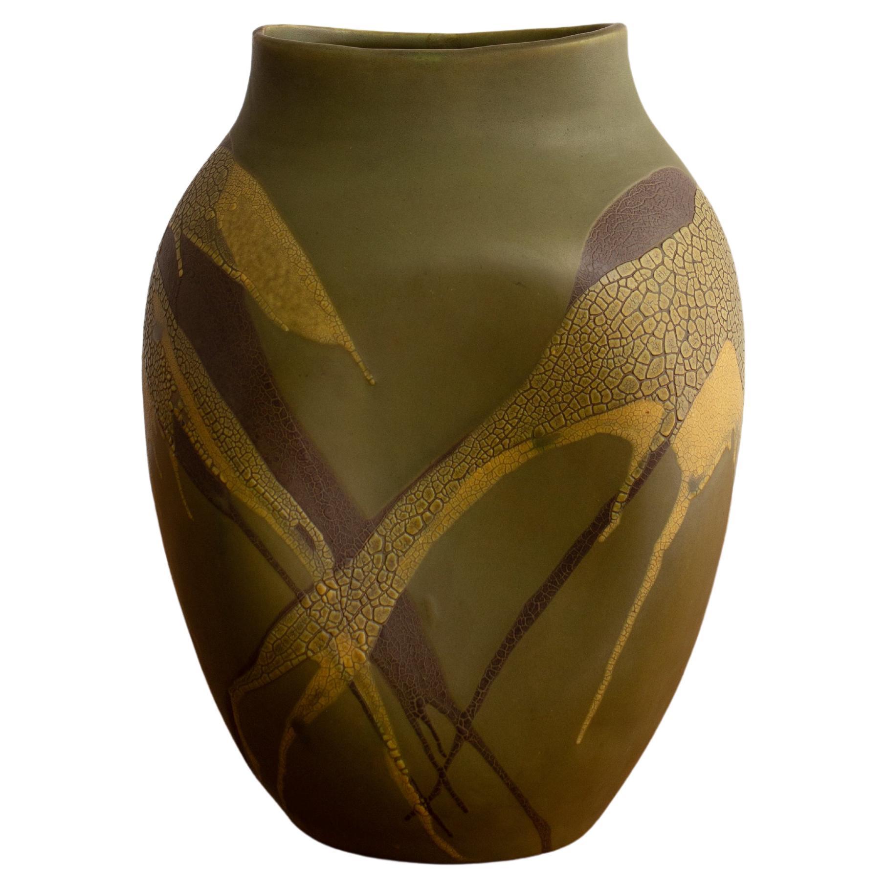 Royal Haeger “Earth Wrap” Organic Free Form Vase For Sale
