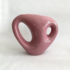 Haeger Mauve Pink Abstract Vase, Postmodern