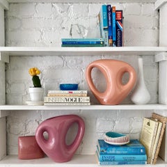 Royal Haeger Mauve Pink Rounded Square Vase