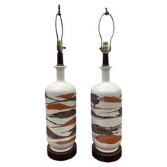 Royal Haeger Pair of Pottery Lamps