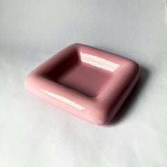 Vide Poche Postmoderna Haeger Borde Redondeado Rosa Malva