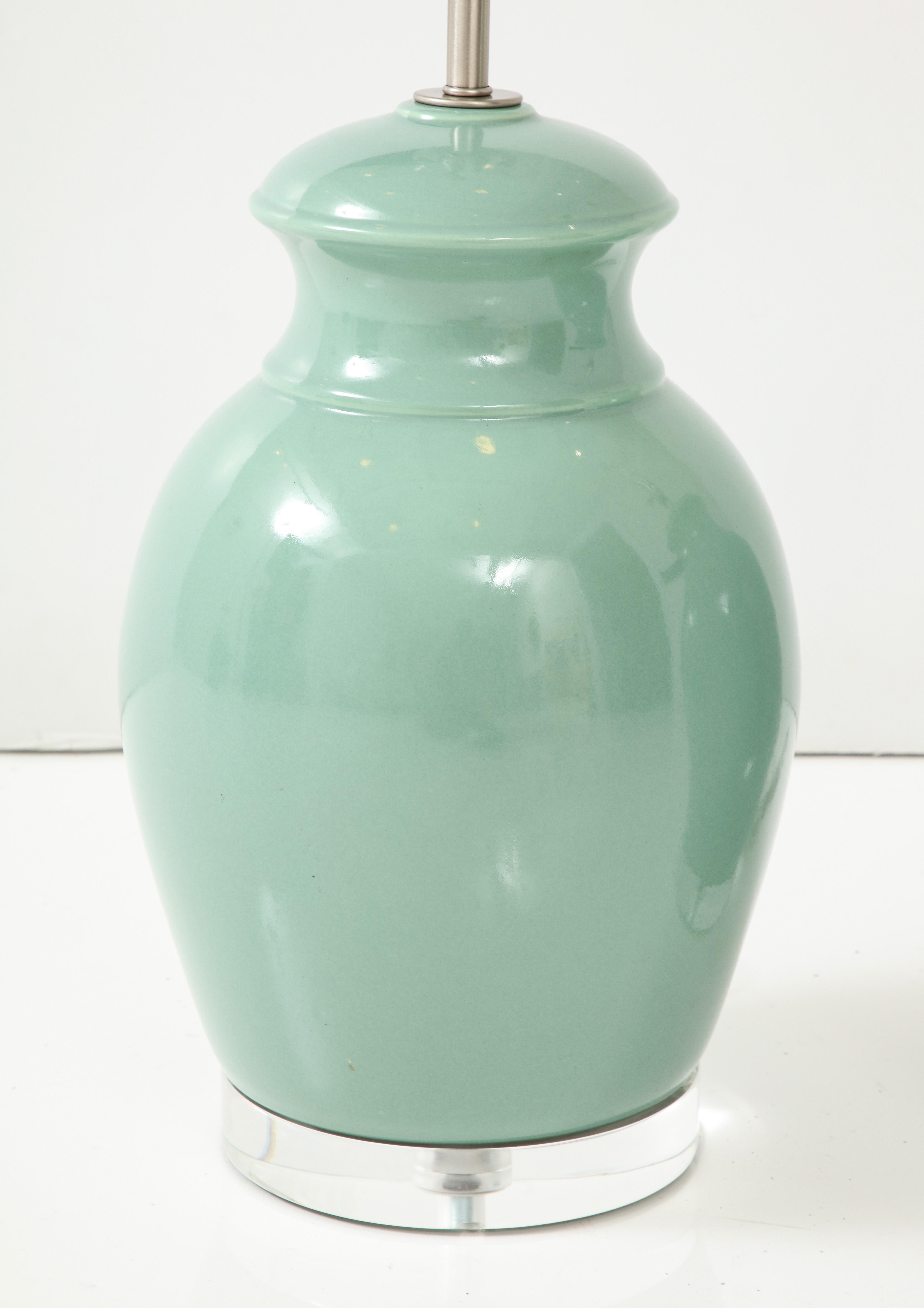 20th Century Royal Haeger Turquoise Lamps For Sale