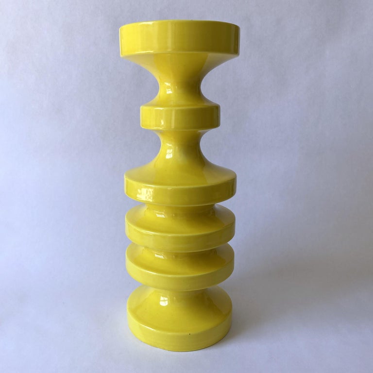 Royal Haeger Yellow MidCentury Modern Abstract Sculpture Object