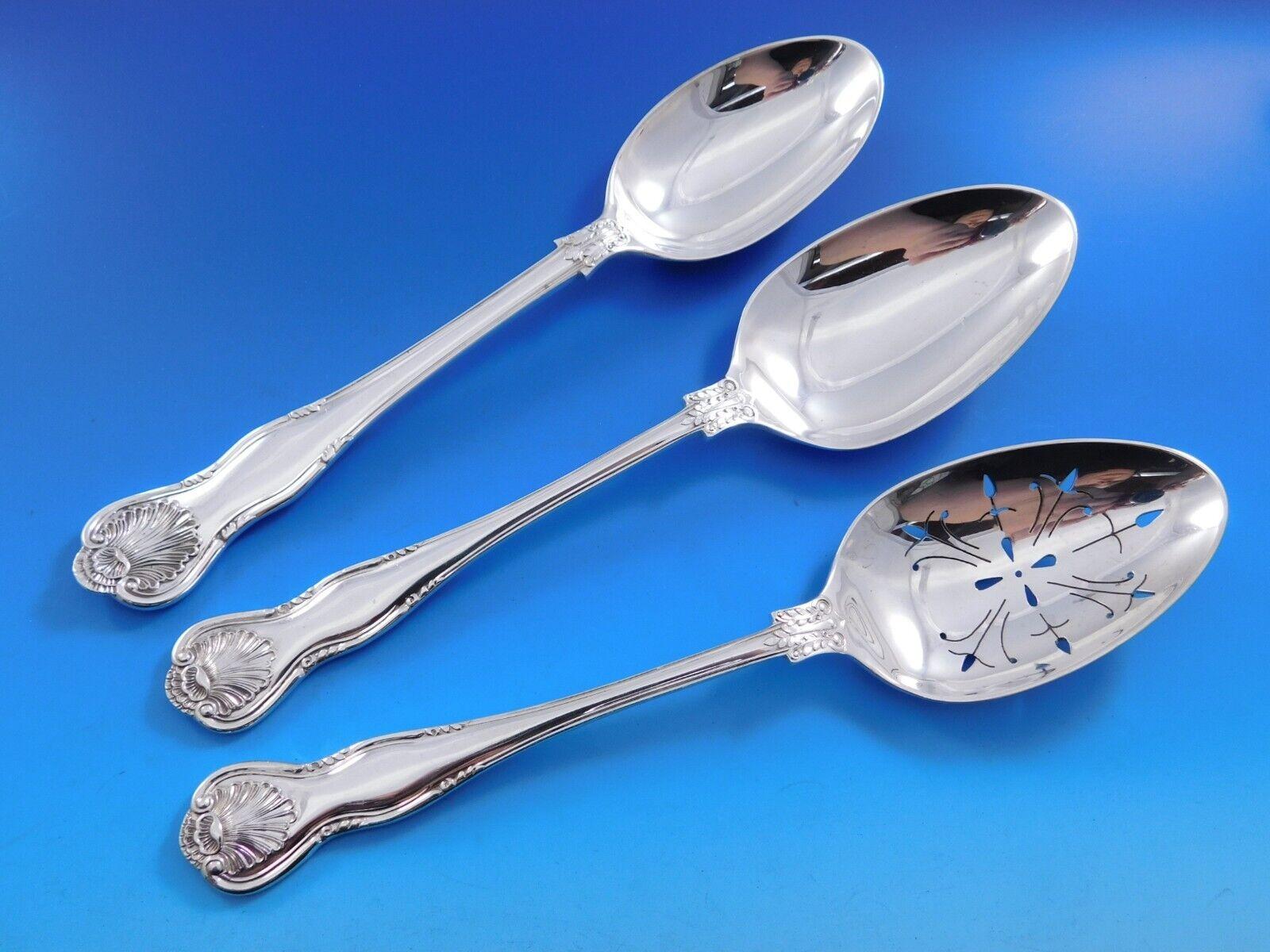 Service de couverts anglais Royal Husk par CJ Vander en argent sterling 107 en vente 2