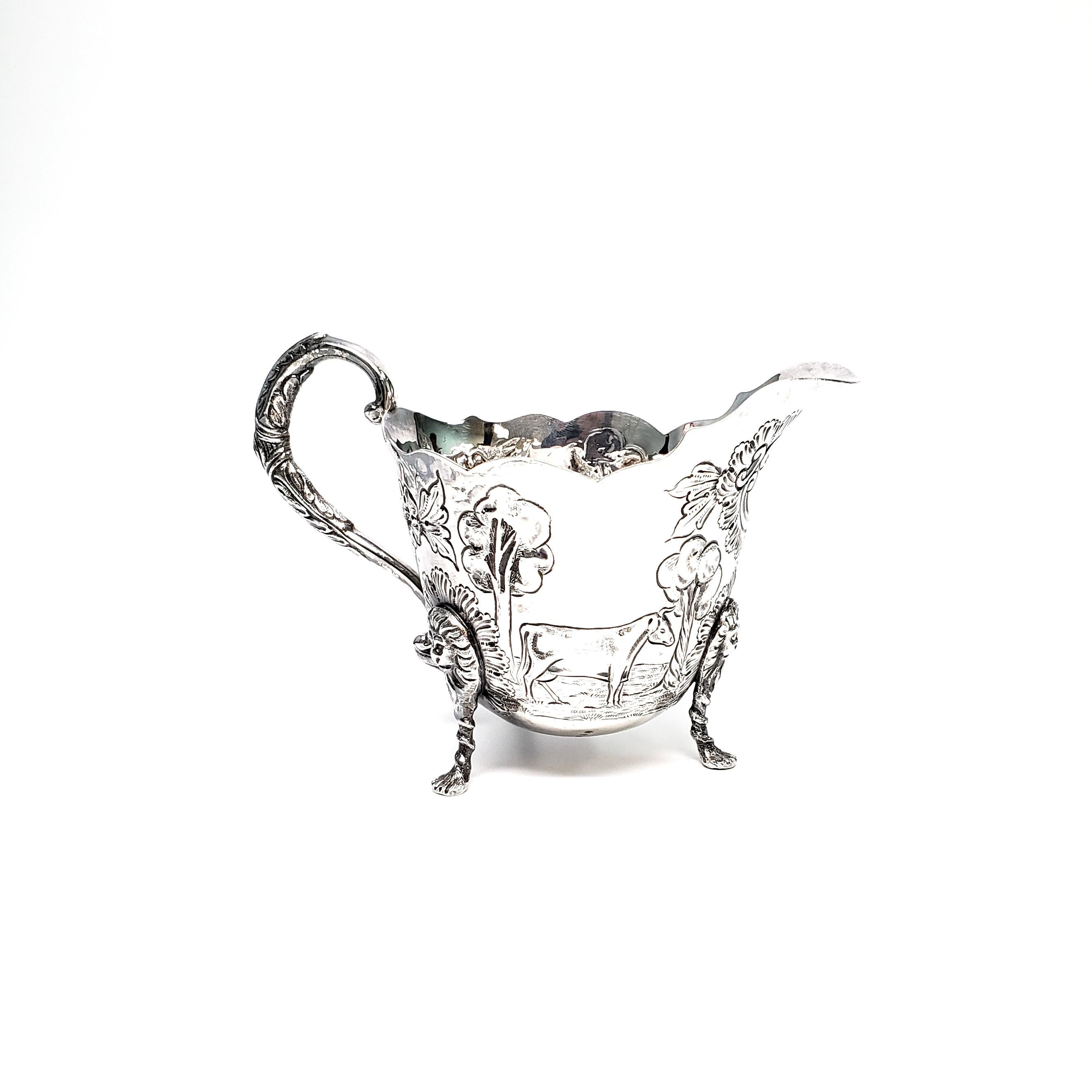 Royal Irish Silver Co 4-Piece Sterling Silver Dairymaid Tea and Coffee Set 2