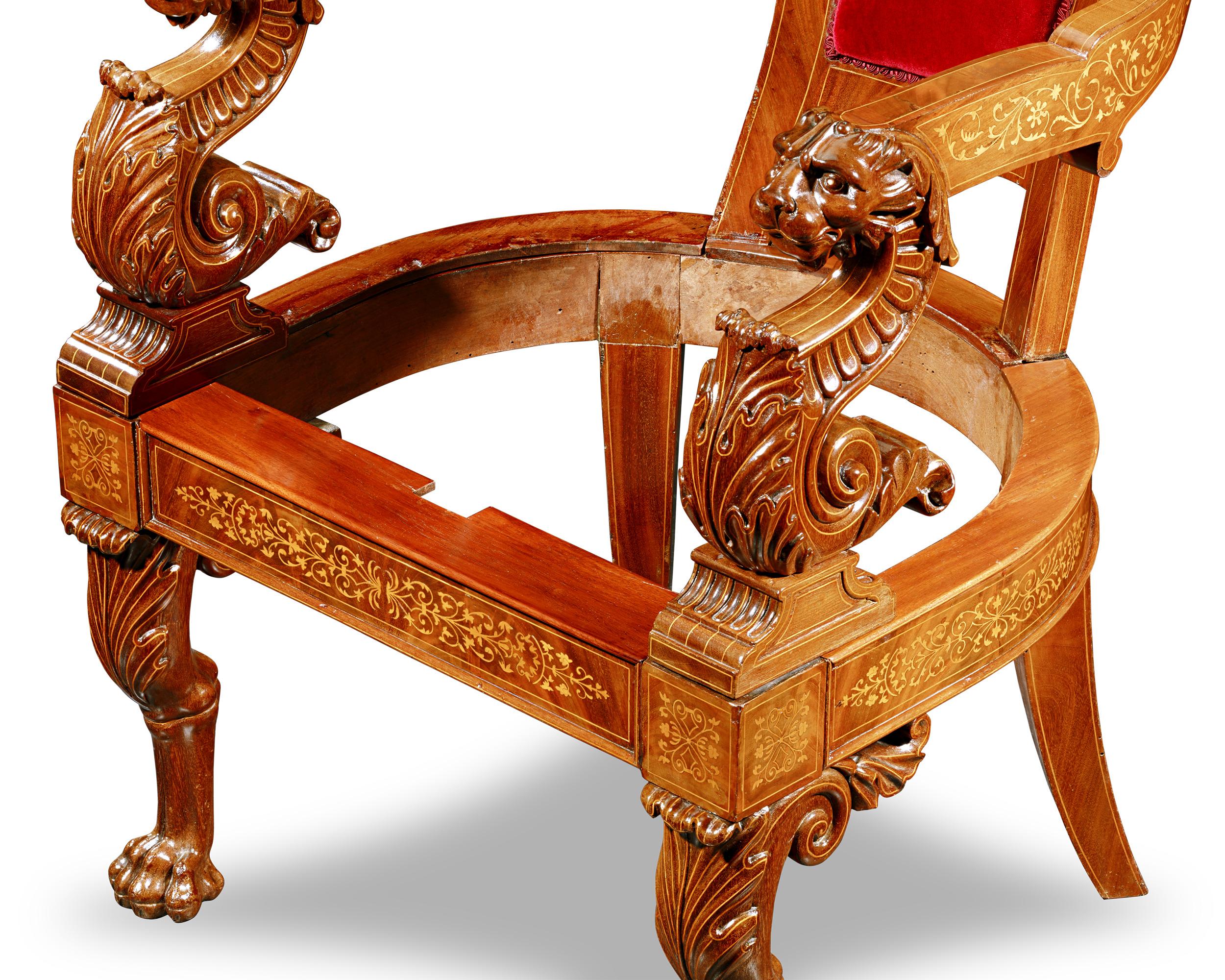 Royal Italian Writing Desk and Armchair 4