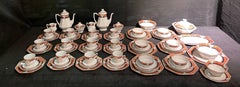 Royal Limoges Hardrien porcelain tea, coffee and dinner service.