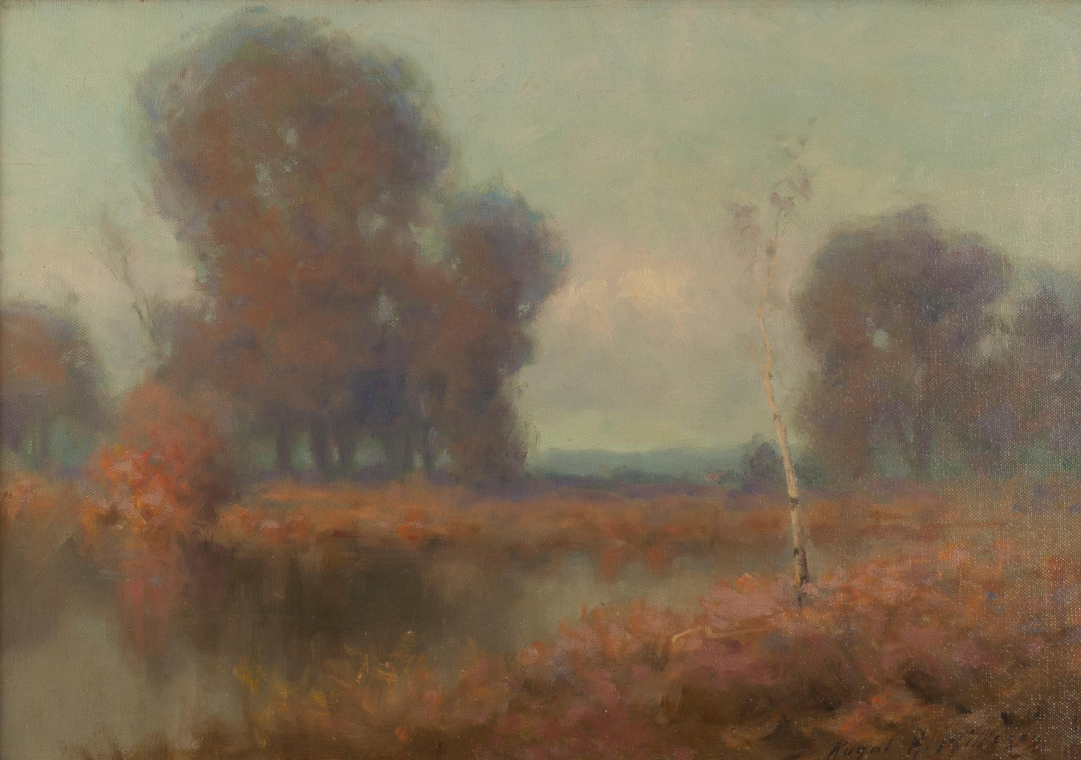 Autumn Landscape - Painting by Royal Milleson