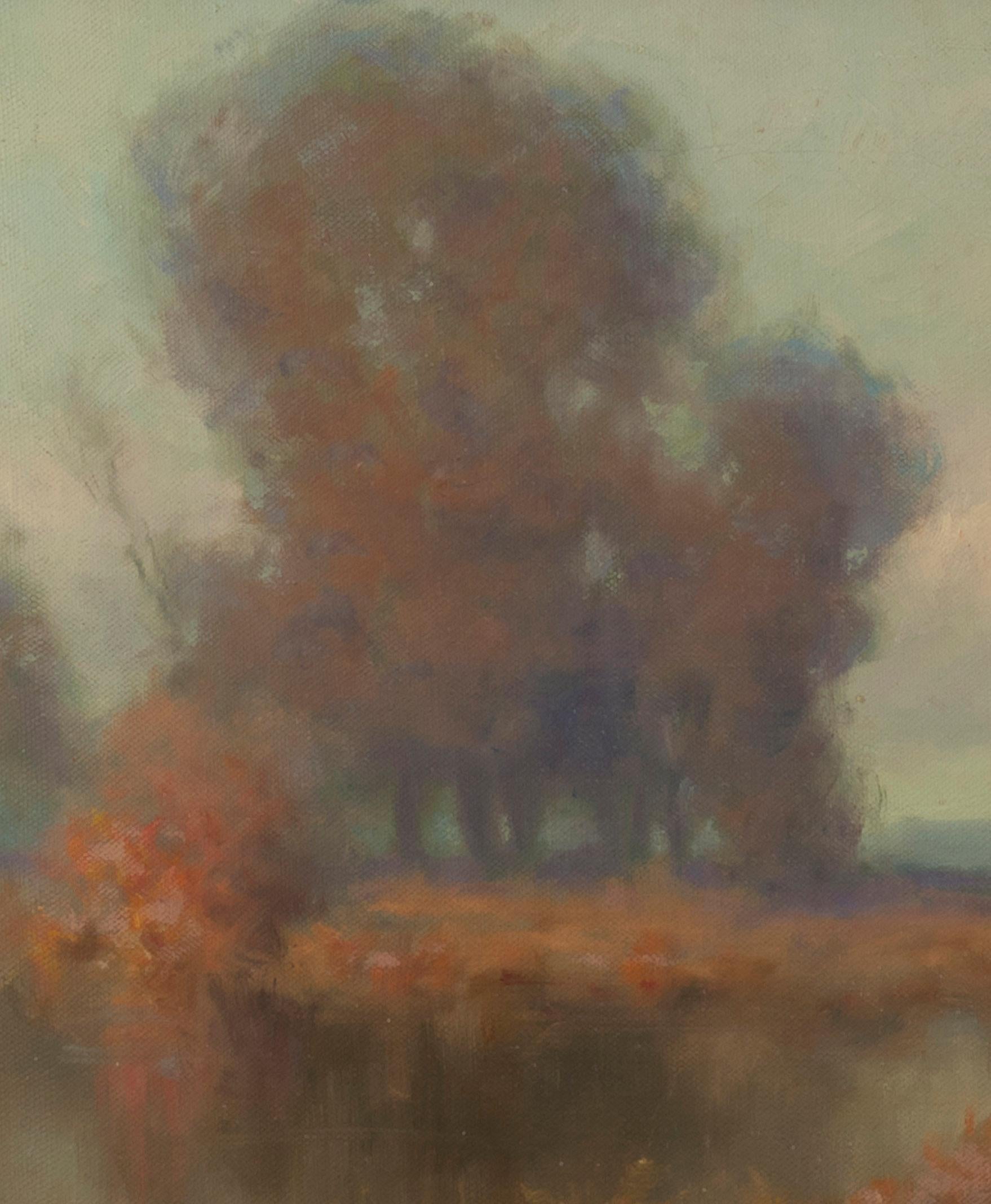 Paisaje de otoño - Landscape Painting Marrón de Royal Milleson