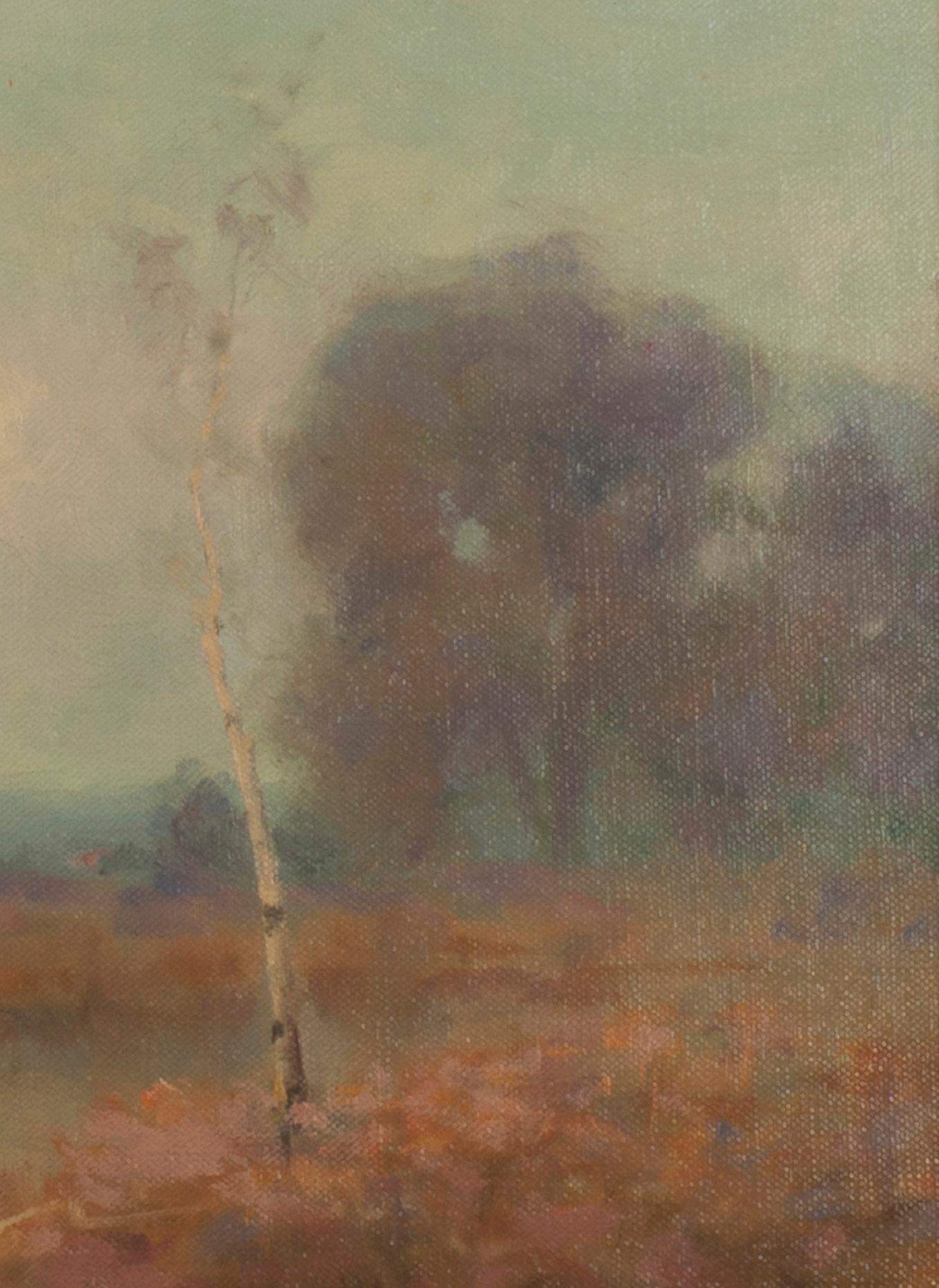 Paisaje de otoño
Óleo sobre lienzo revestido, c. 1915
Firmado en la esquina inferior derecha: 