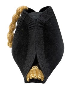 Royal Navy Bicorne Hat and Epaulettes Contained in Original Tin
