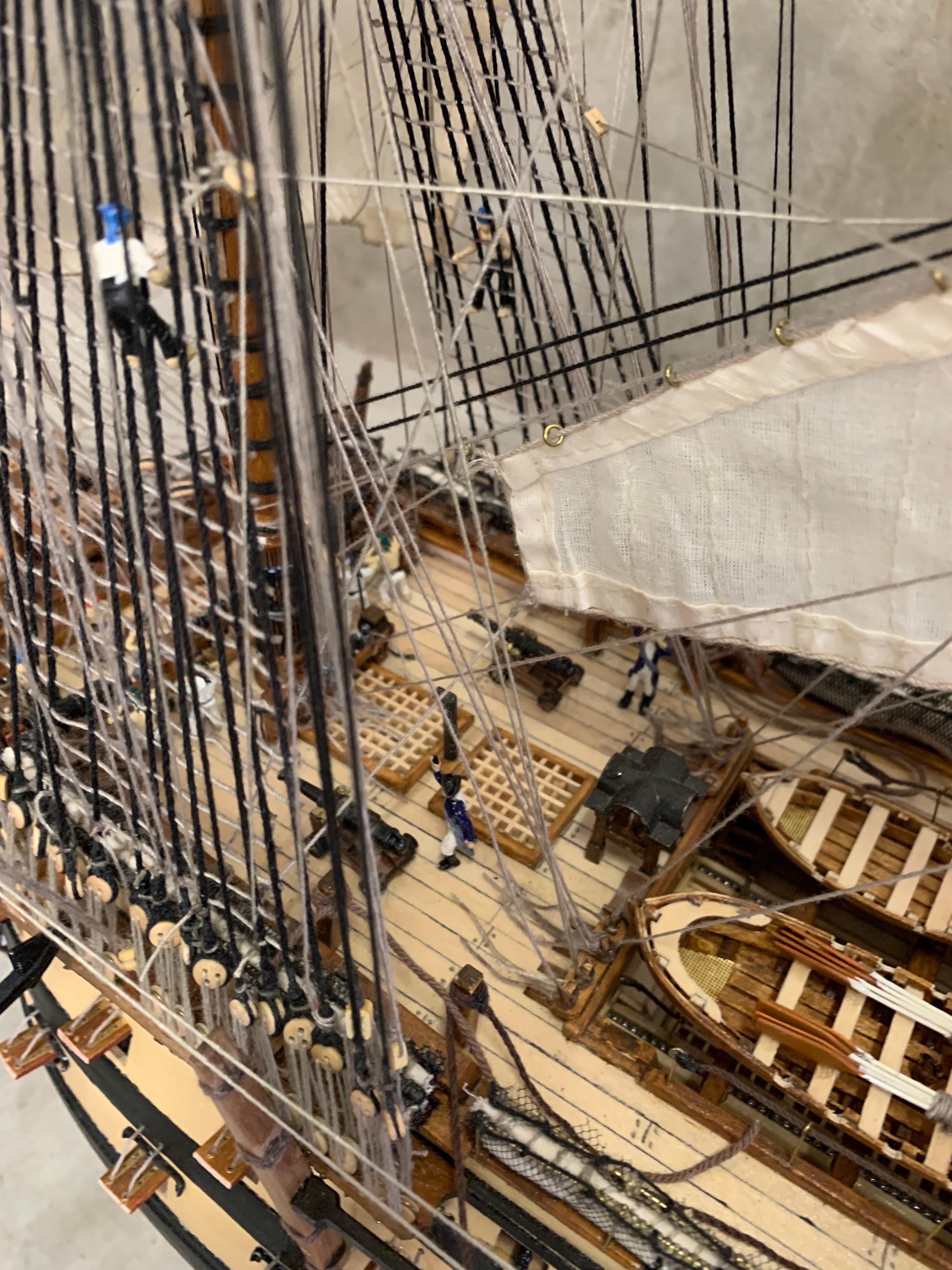 Royal Navy H.M.S. Victory Model Ship, Lord Nelson, Museum Quality 6