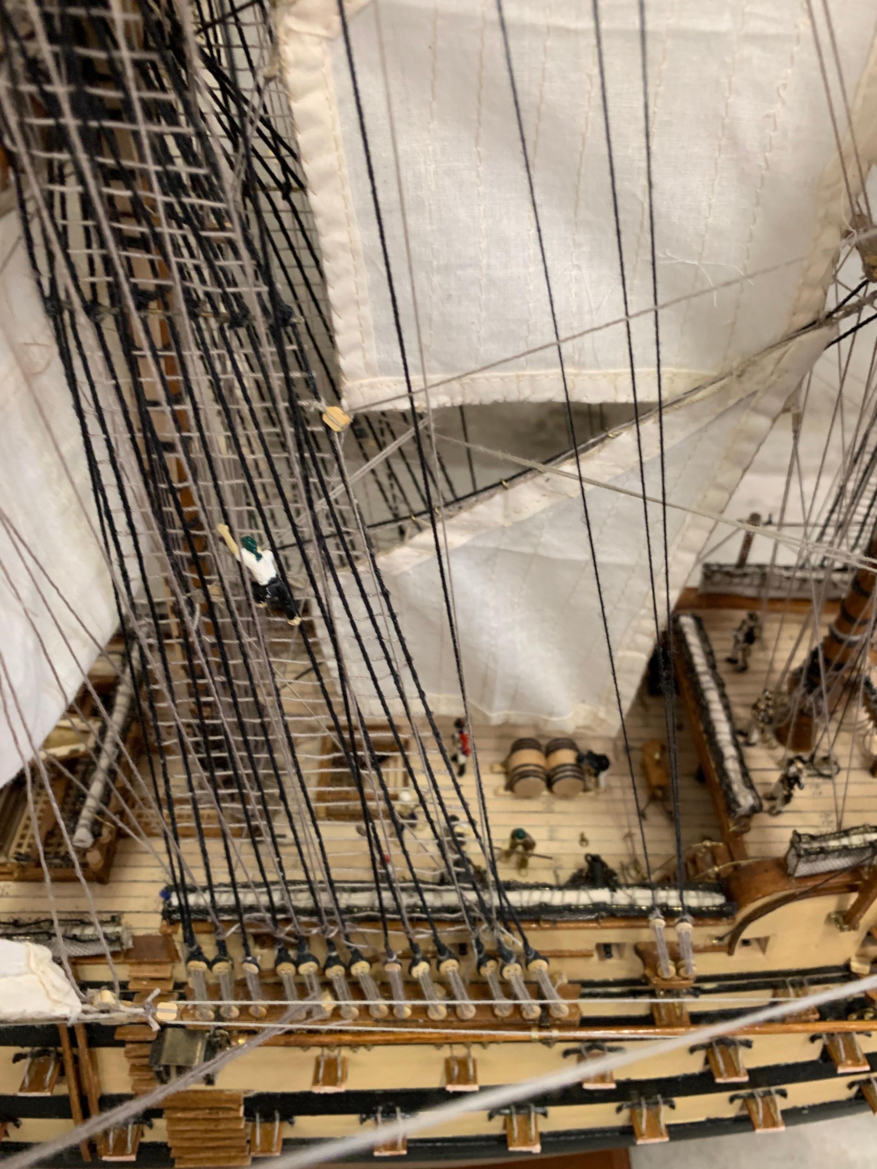 Royal Navy H.M.S. Victory Model Ship, Lord Nelson, Museum Quality 7