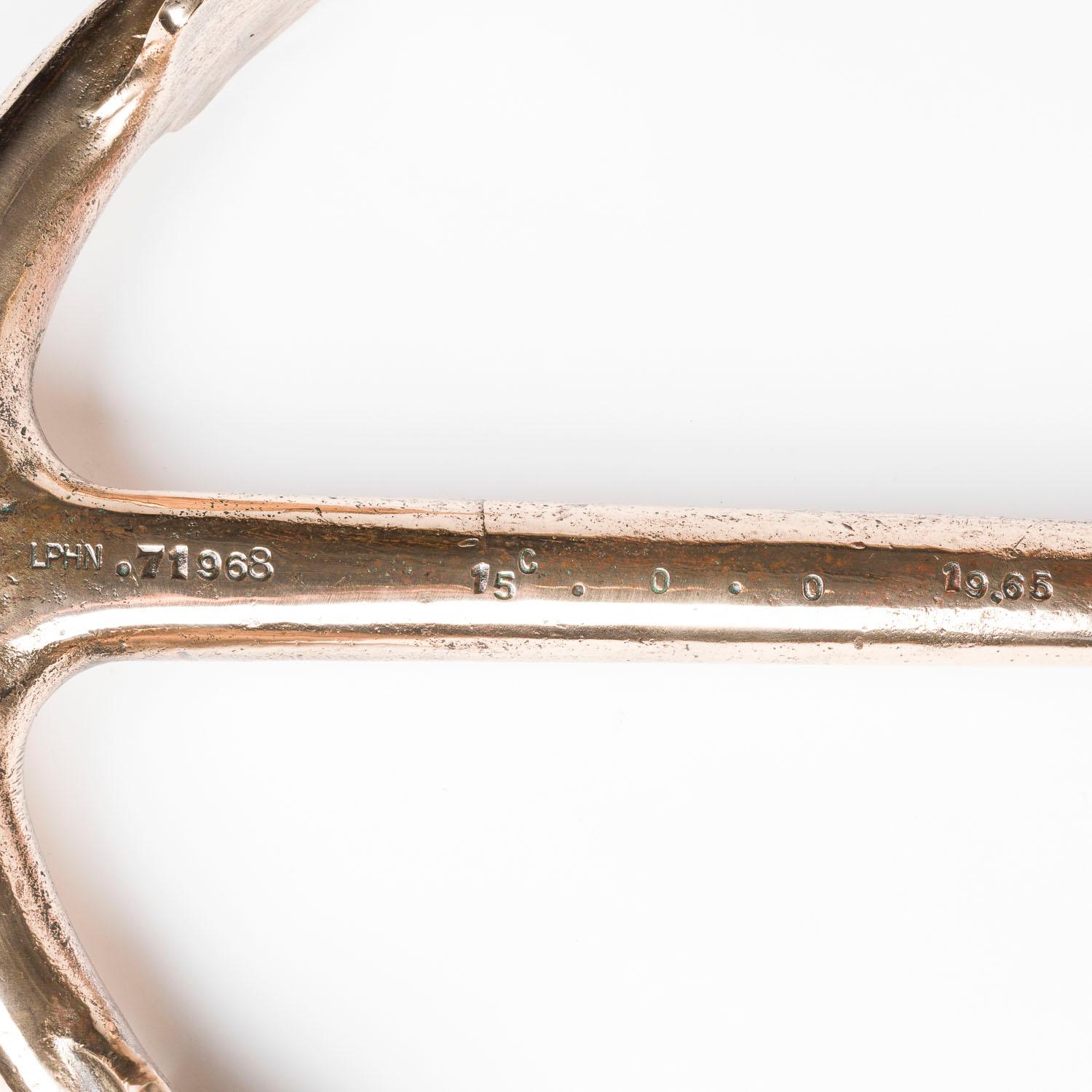 20ième siècle Ancre de la Royal Navy en bronze non magnétique à motif Admiralty de Wild en vente
