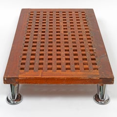 Royal Navy Ships Grating Table. Indoor or Outdoor Use. Year 1920's