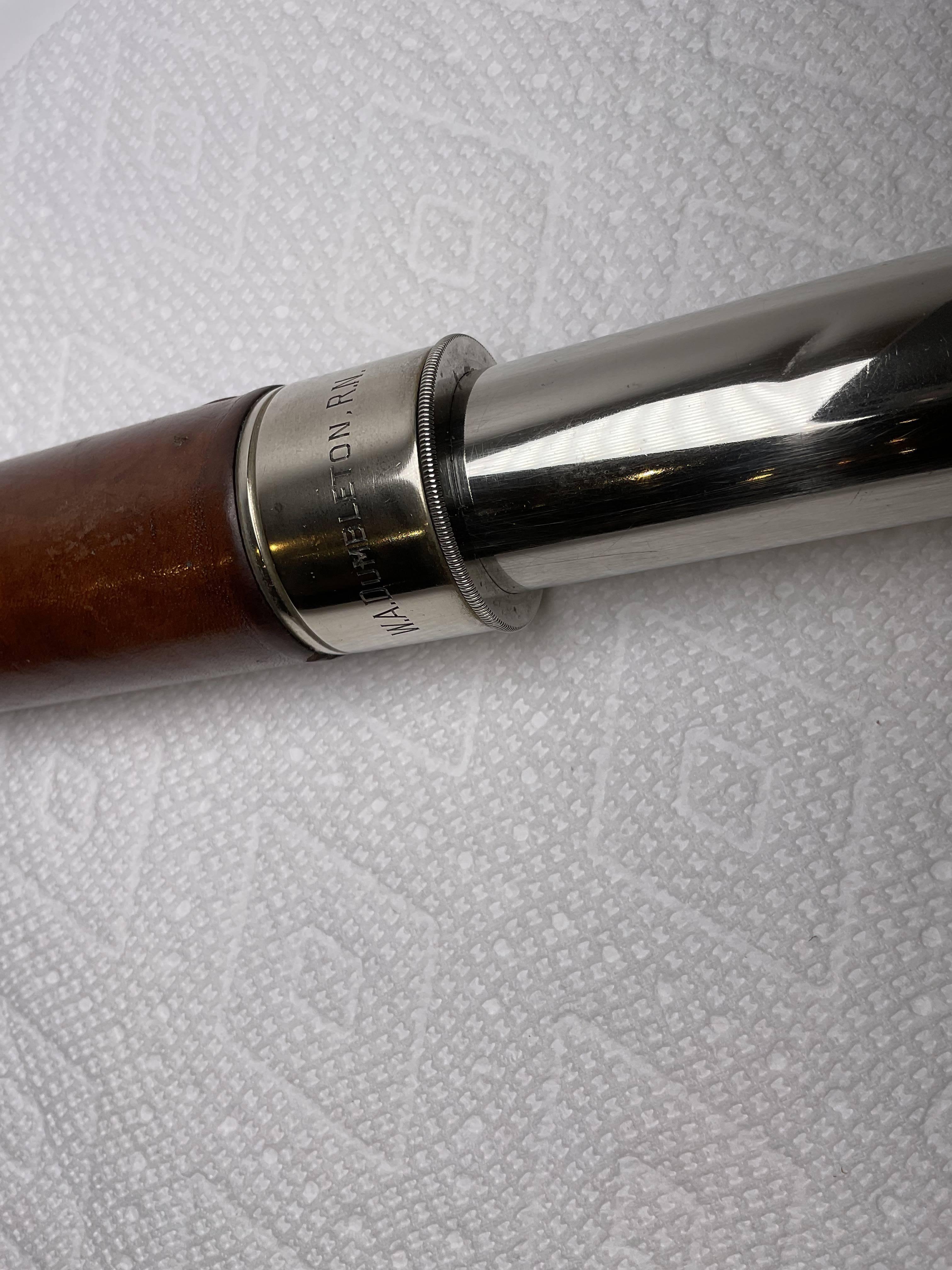 Laiton Telescope des capitaines de la Royal Navy des Submarines de Gieves en vente