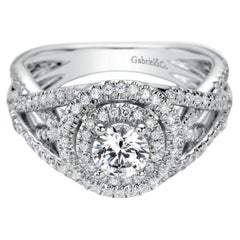 Royal Pave Diamond Engagement Mounting