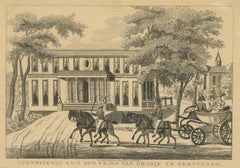 Royal Pavilion of the Prince of Orange at Tervuren – Antique Print c.1820s