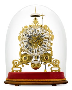 Royal Pavilion Skeleton Clock by Smith & Sons