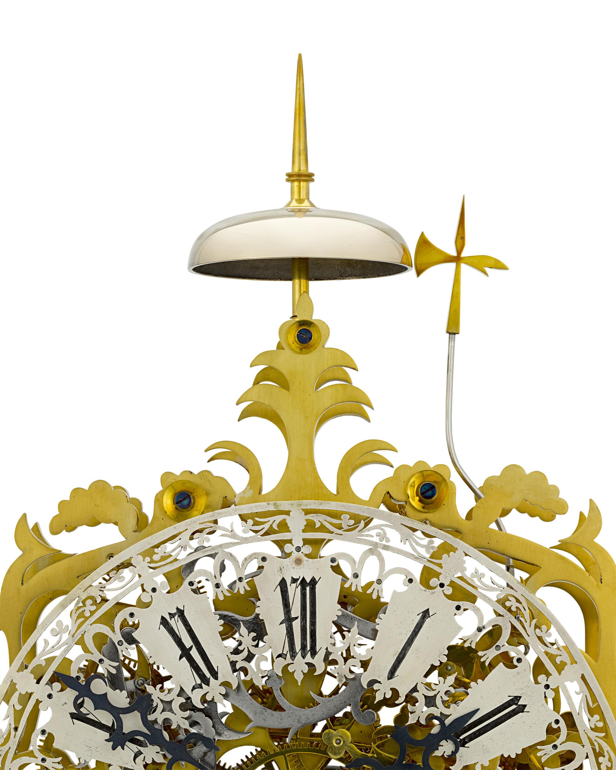 Royal Pavilion Skeleton Clock by Smith & Sons 1
