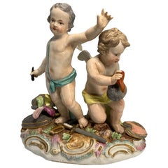 Royal Porcelain or State’s Porcelain Manufactory 'KPM' Cherub’s Sculpture
