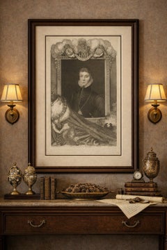 Royal Portrait Henry Stuart Lord Darnley, Vertue Engraving, 1732