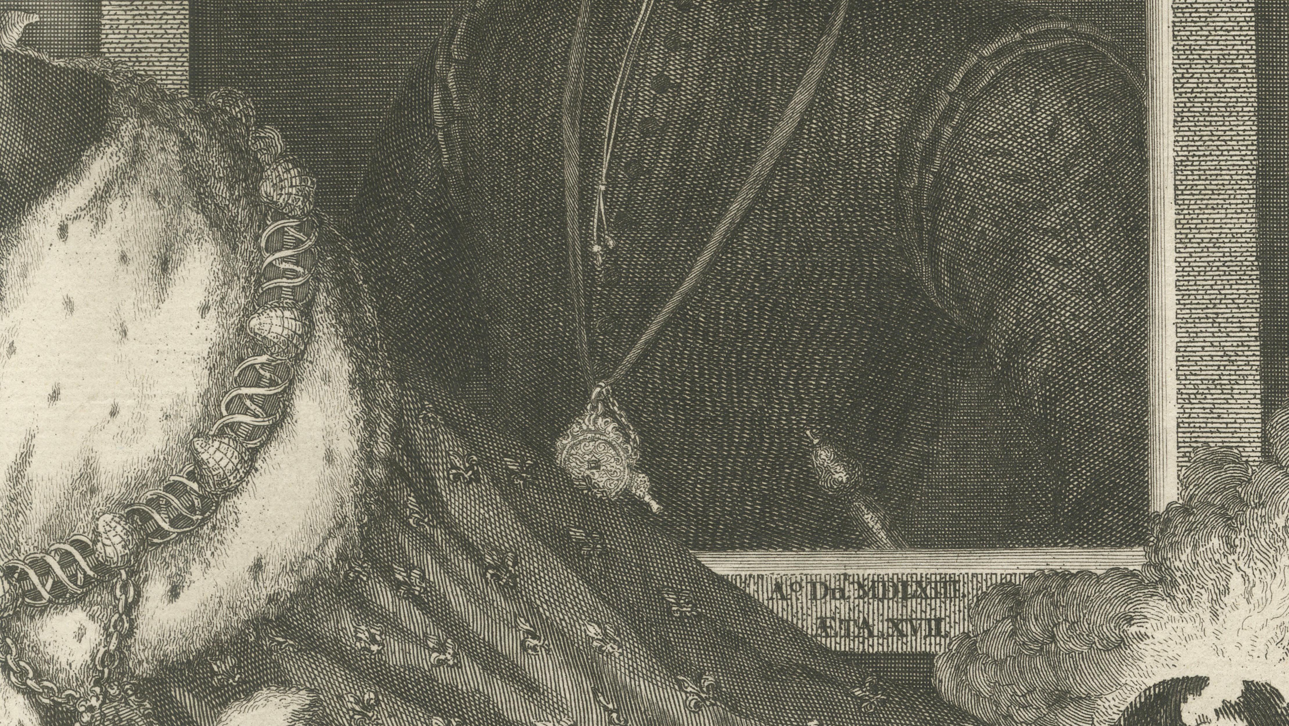 Royal Portrait Henry Stuart Lord Darnley, Vertue Engraving, 1732