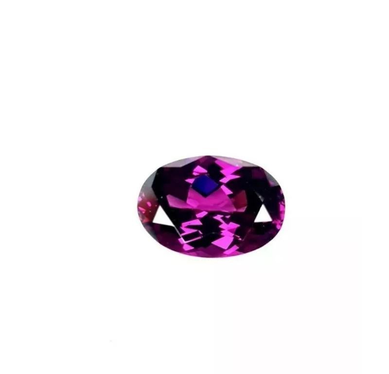 Oval Cut Royal Purple Garnet 3.10 Cts , AAA+ Blue Tint , Color Change