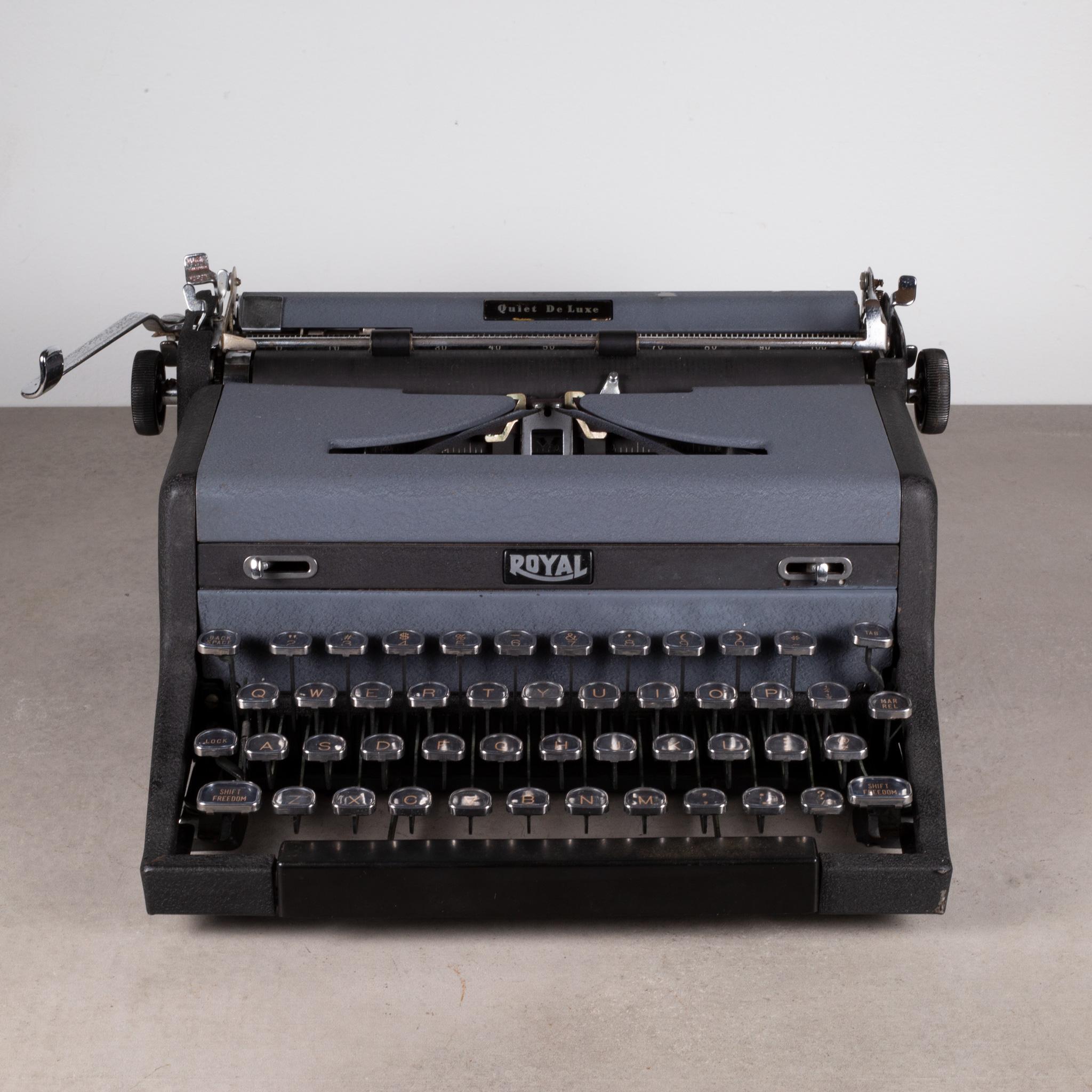 1948 royal quiet deluxe typewriter