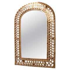 Royal Rattan Arch Mirror
