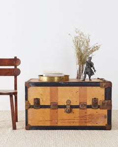 Royal Robe Canvas Standing Wardrobe Steamer Trunk