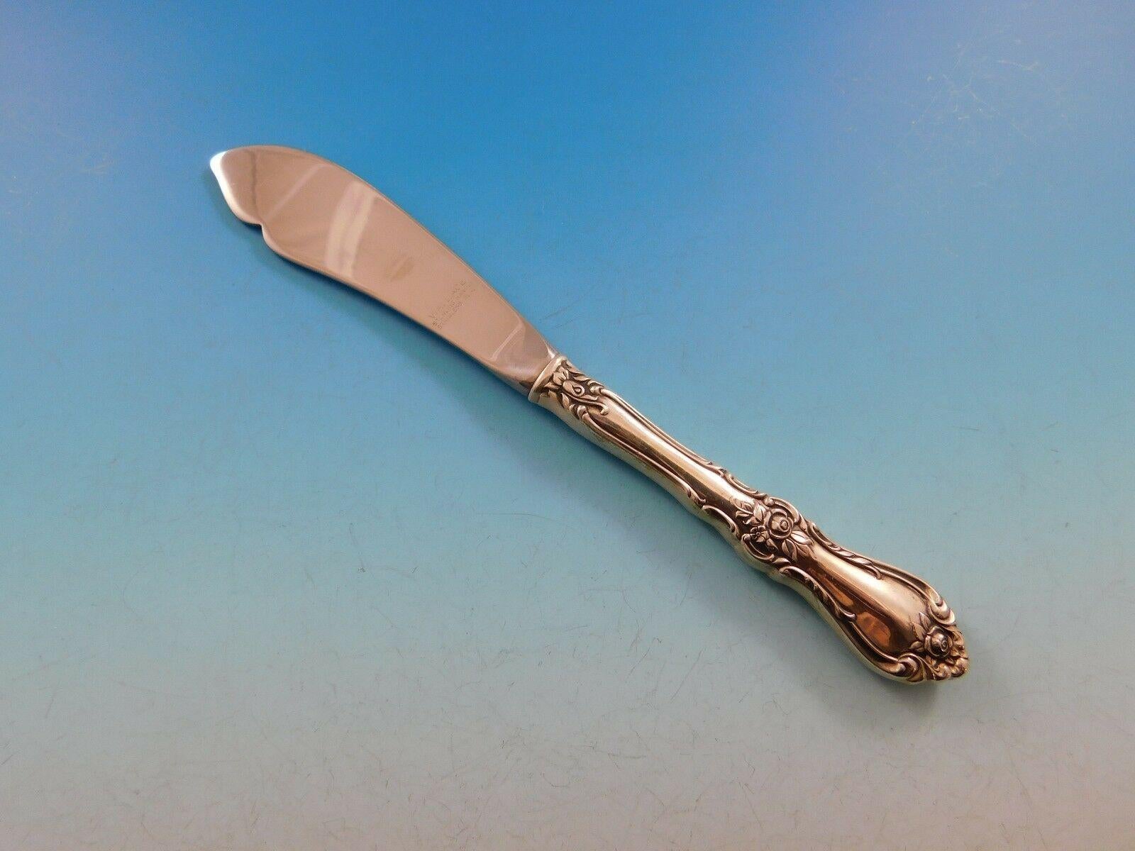 Juego de Cubiertos Royal Rose by Wallace de Plata de Ley para 6 Servicios, 34 Piezas en venta 2