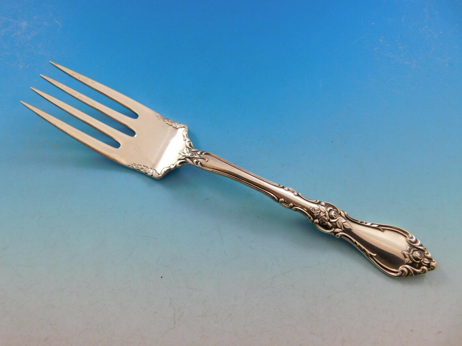 Service de couverts en argent sterling Royal Rose de Wallace pour 8 personnes 1