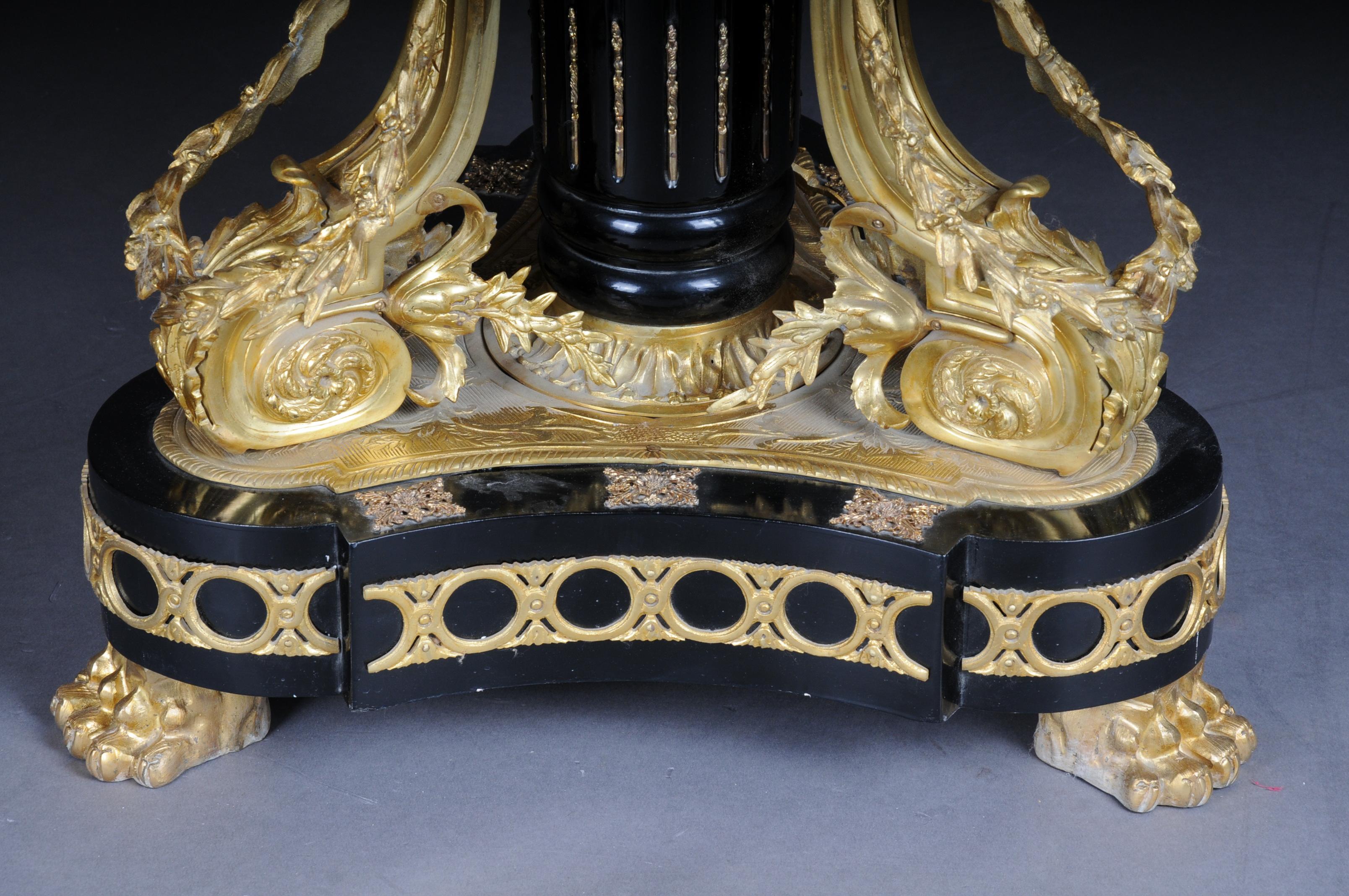 Tavolo Royal Salon, telaio e piano di montaggio in porcellana con bronzo stile Sevres in vendita 9