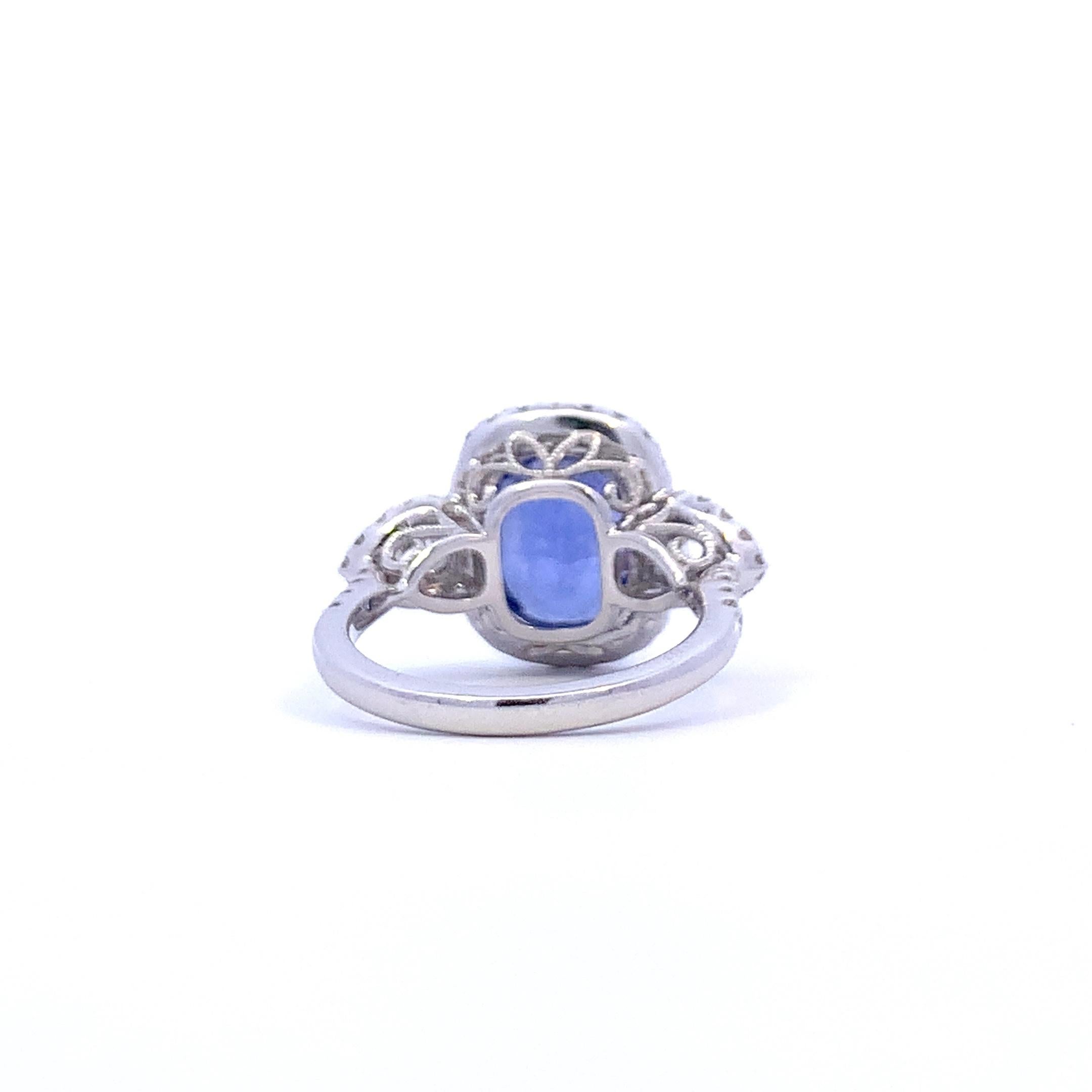 Women's Royal Sapphire Ring (#17477) For Sale