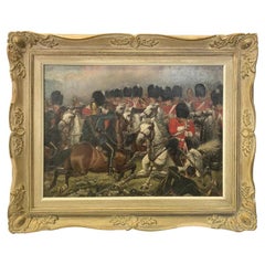 ‘Royal Scots Greys in Battle Attributed to William Edward Millner’, 1876